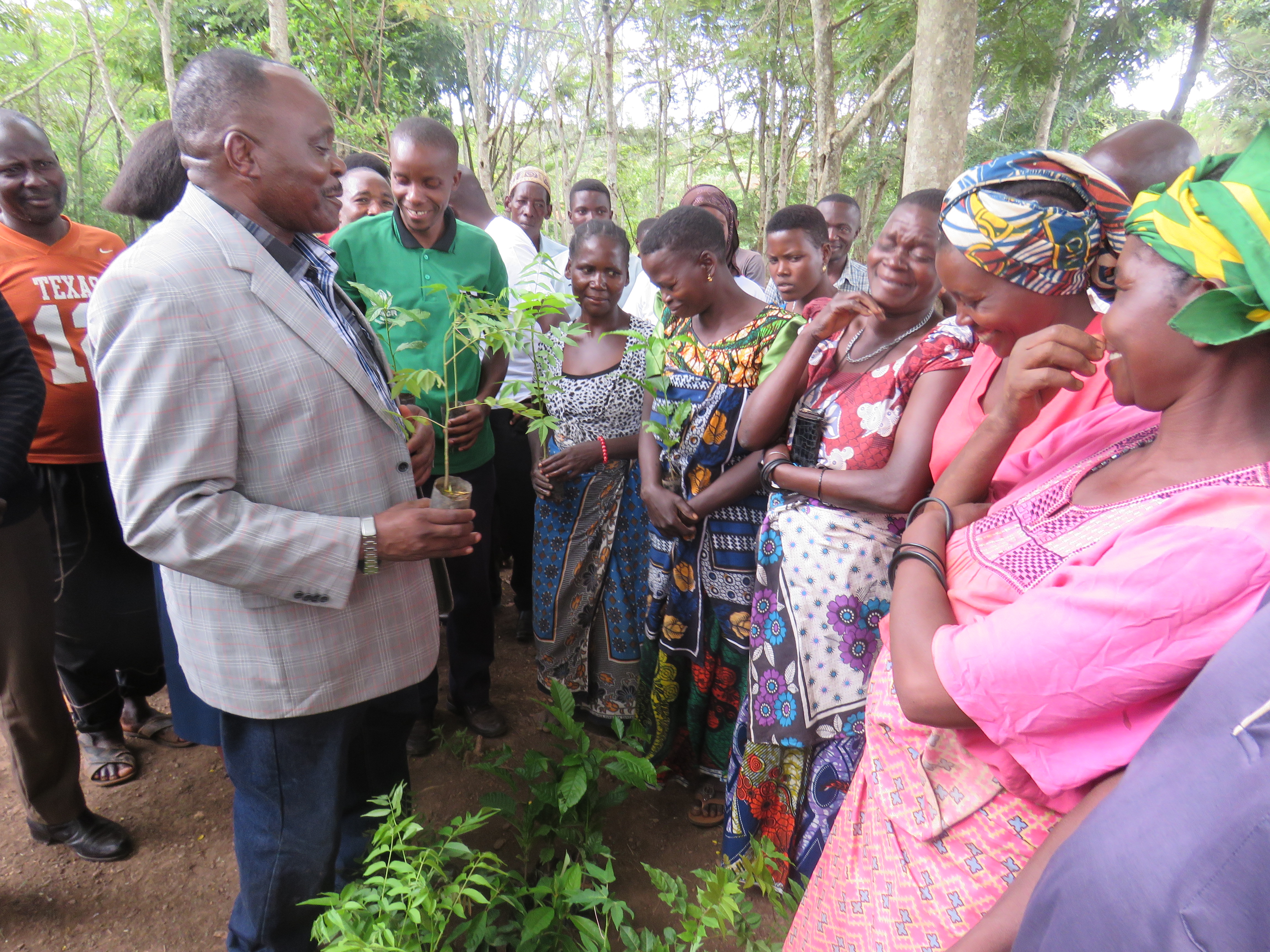 Kigoma Regional Commissioner (RC) inagurating 2017 tree planting season in Nduta refugee camp