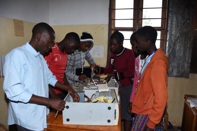ICT Class under Redeso Ngara vocational training deals with computer hardware troubleshooting defects of computers.